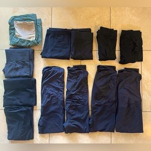 Maternity leggings/tights/shorts bundle (12x)